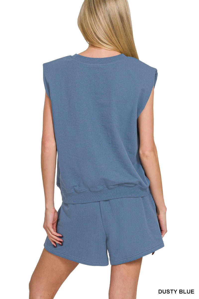 Sporty Sleeveless Set - Hylera - - image_size - Sporty Sleeveless Set