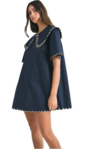 Dainty Petal Mini Dress