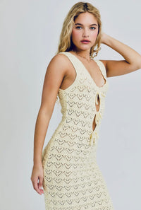 Matty Bow Knit  Dress