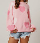 Lillylove Pink Lite Knitted Women's Sweater