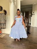 Amelia Glamour Striped Smocked Dress - Hylera - HLY30301 - image_size - Amelia Glamour Striped Smocked Dress