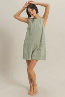 Beau Comfy Cotton Sleeveless Romper - Hylera - HLY232301