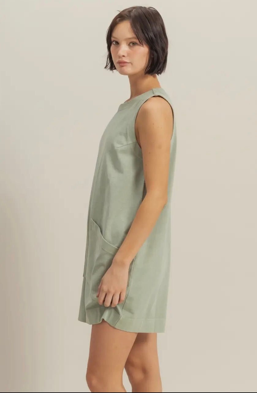 Beau Comfy Cotton Sleeveless Romper - Hylera - HLY232301