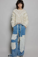 The Bethany Eyelet Free Mix Top - Hylera - HYL254601 - image_size - Bethany Eyelet Free Mix Top