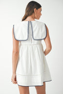 Birdsong Embroidered Mini Dress - Hylera - HLY780912 - image_size