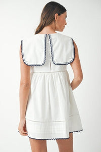 Birdsong Embroidered Mini Dress - Hylera - HLY780912 - image_size