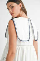 Birdsong Embroidered Mini Dress - Hylera - HLY780912 - image_size