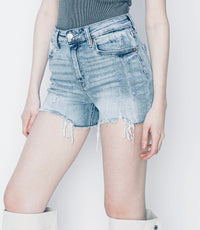 The Callio Chic Denim Short Jeans - Hylera - SPS-MJ21085 - image_size - Kallio Women's Short Jeans - Sand+Silk
