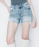 The Callio Chic Denim Short Jeans - Hylera - SPS-MJ21085 - image_size - Kallio Women's Short Jeans - Sand+Silk