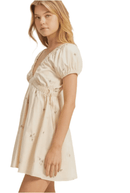 Candice V - Neck Mini Dress - Hylera - HLY455501 - image_size - Candice V - Neck Mini Dress