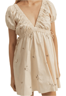 Candice V - Neck Mini Dress - Hylera - HLY455501 - image_size - Candice V - Neck Mini Dress