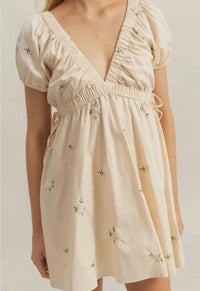 Candice V - Neck Mini Dress - Hylera - HLY455501 - image_size - Candice V - Neck Mini Dress