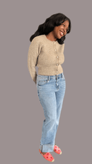 Castles Women’s Cardigan Sweater - Hylera - HY-SS5736B - image_size - Castles Women’s Cardigan Sweater