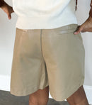 Fallon women's high - waisted faux leather shorts - Hylera - HY-OG20301