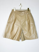 Fallon women's high - waisted faux leather shorts - Hylera - HY-OG20301
