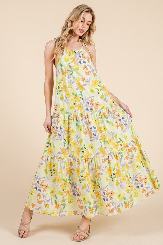 Floral Mix Summer Dress - Hylera - HLY31310 - image_size - Floral Mix Summer Dress