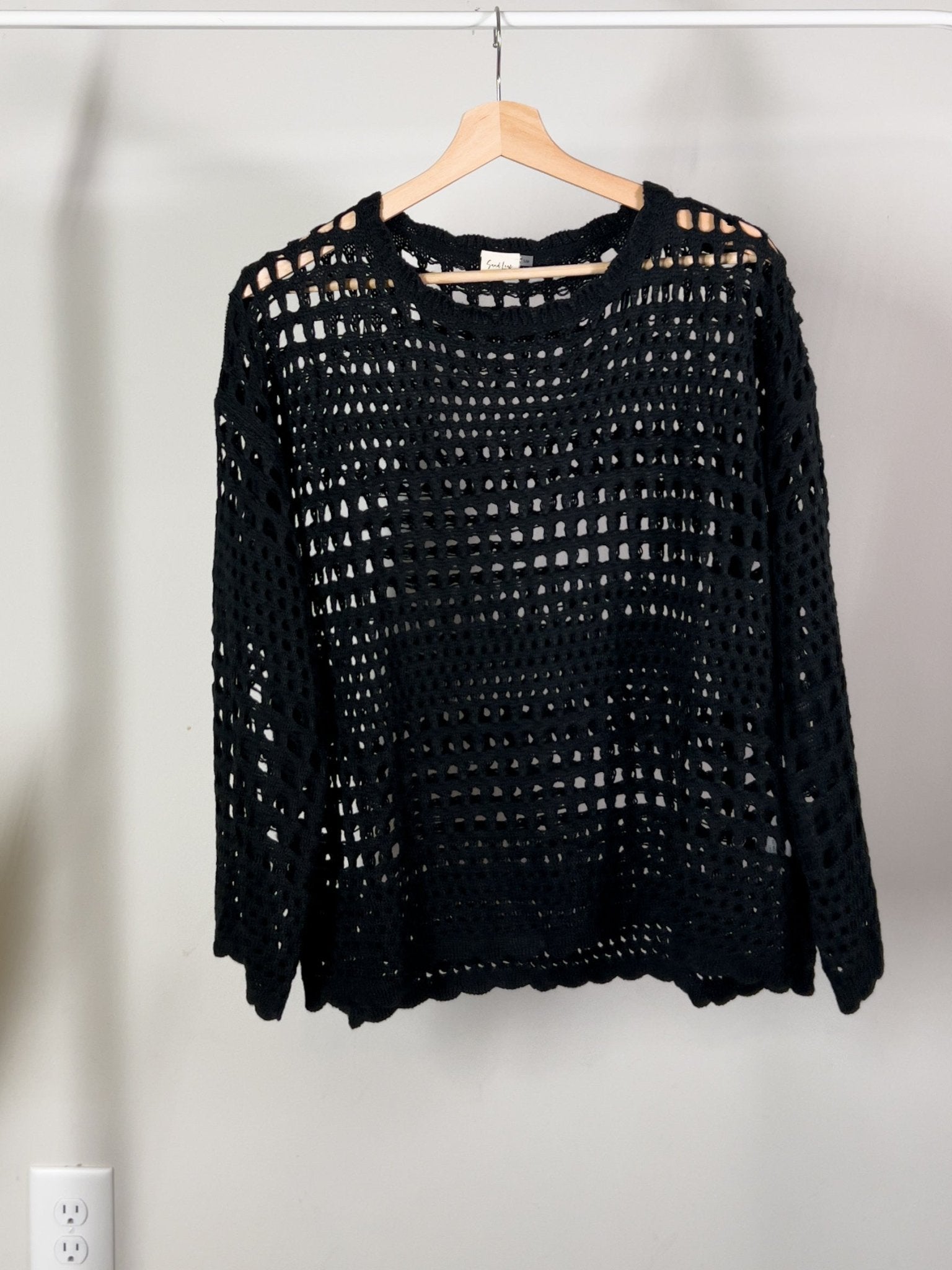 Gabby Crochet Women's Casual Oversized Fit Top - Hylera - HY-SS3333 - image_size