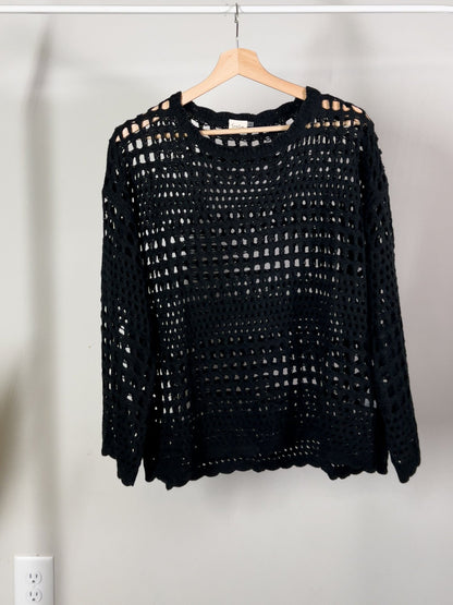 Gabby Crochet Women's Casual Oversized Fit Top - Hylera - HY-SS3333 - image_size
