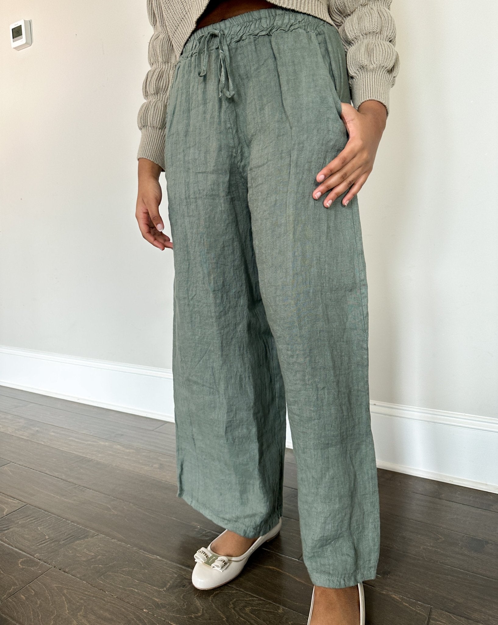 Giada Women's Organic Linen Pants