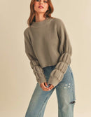Kendra Cropped Women's Sweater - Hylera - HY-SL5987 - image_size - Kendra Cropped Women's Sweater