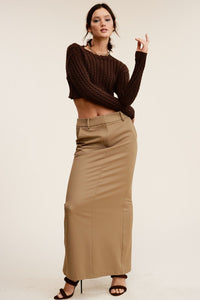 Lappiel Women's Straight Long Skirt - Hylera - SPS-NV8923