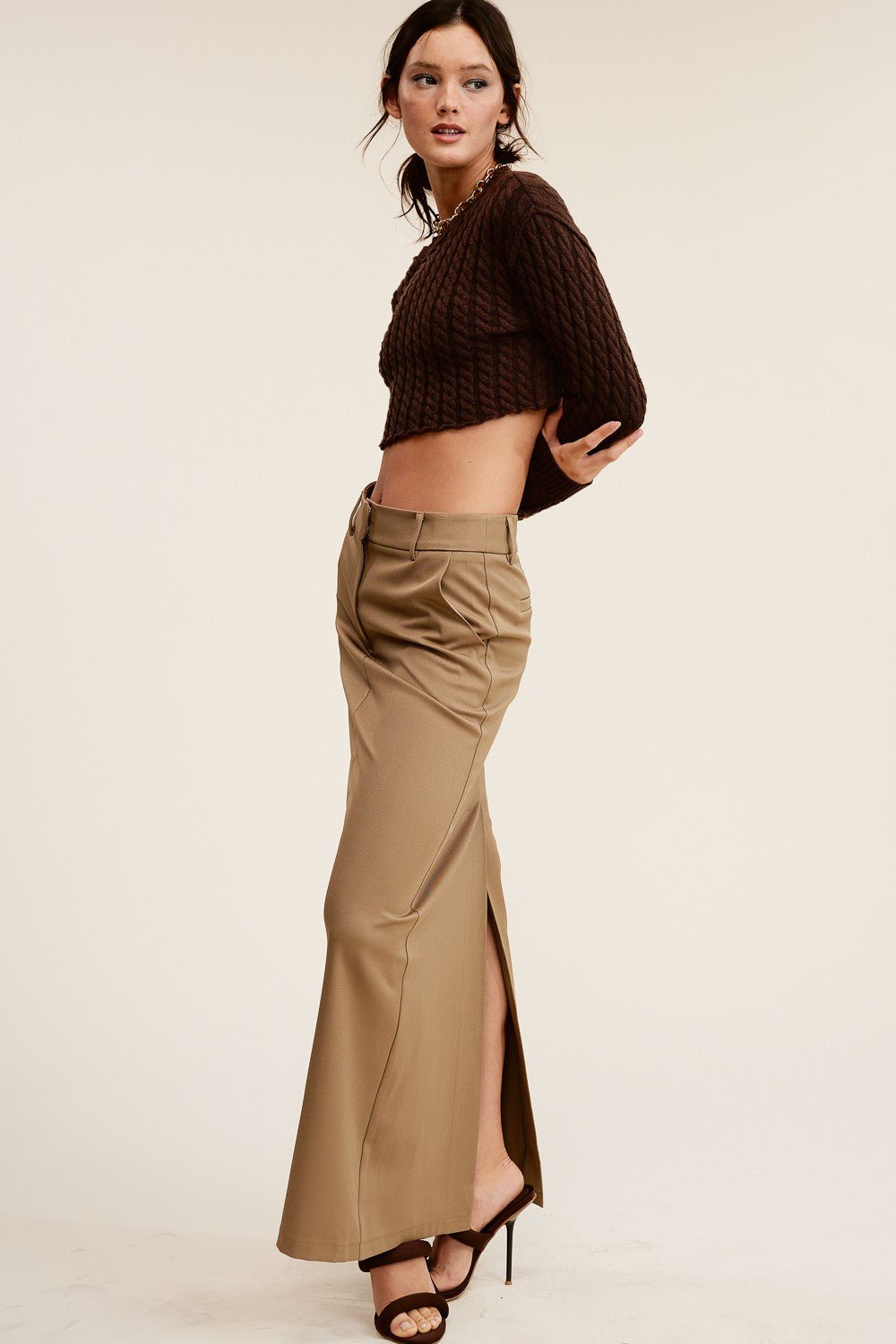 Lappiel Women's Straight Long Skirt - Hylera - SPS-NV8923