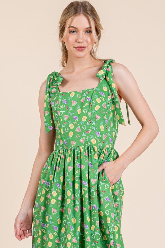 Lauren Smocked Dress in Green - Hylera - HLY32320 - image_size - Lauren Smocked Dress in Green