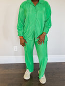 Delina Piu Button Up Matching Set - Hylera - HY-SS3010 - image_size - Lena Button Up Set -