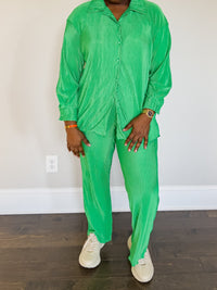 Delina Piu Button Up Matching Set - Hylera - HY-SS3010 - image_size - Lena Button Up Set -