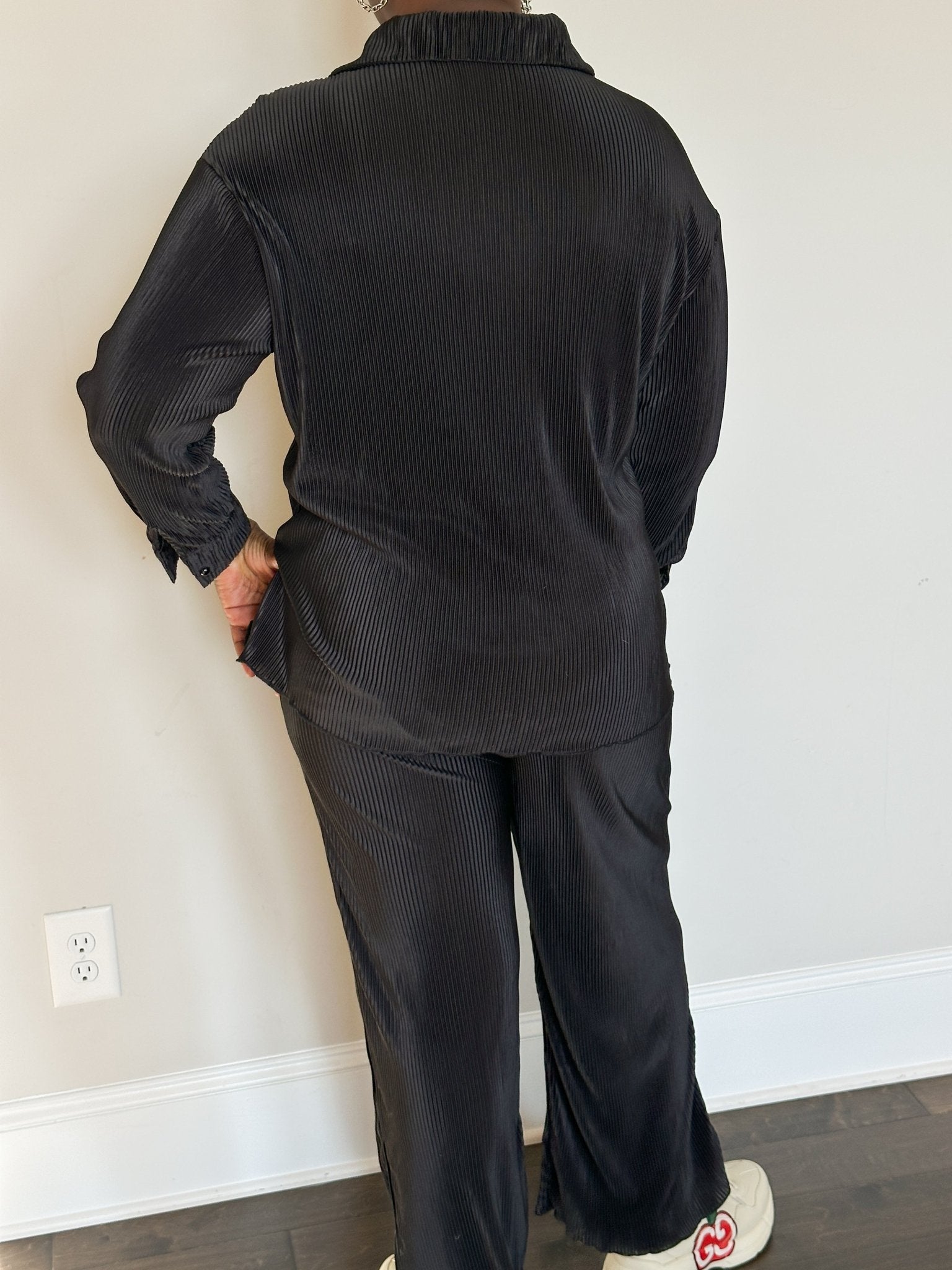 Delina Piu Button Up Matching Set