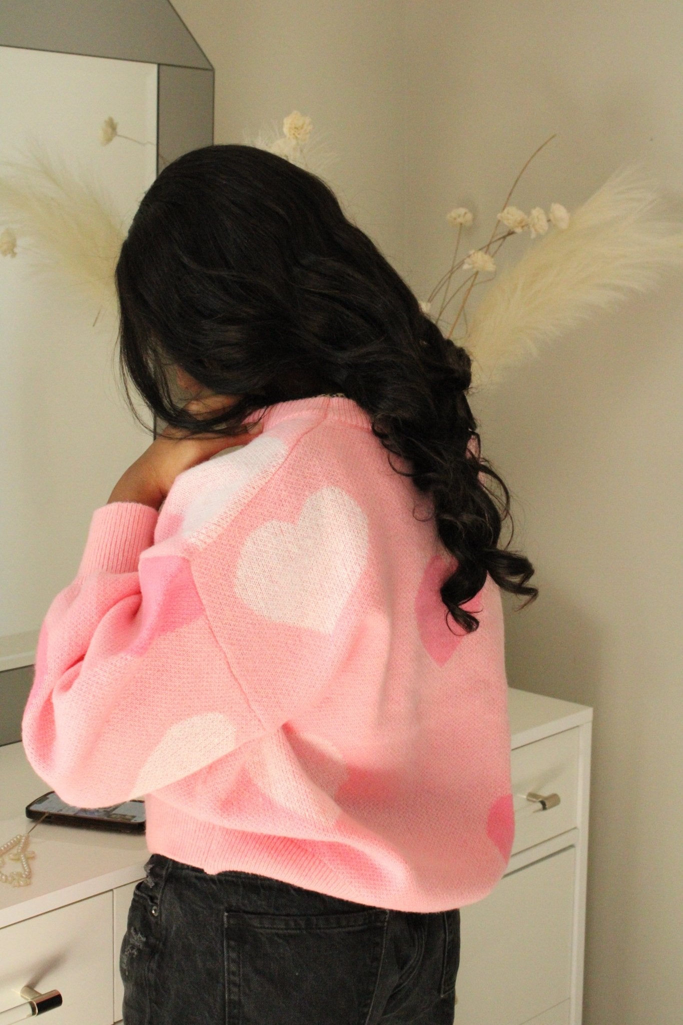 Liove Pink Lite Knitted Women's Sweater - Hylera - HY-L30230P