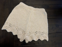 Mari Cream Crochet Women's Two - piece Set. - Hylera - HY-SS1852C - image_size