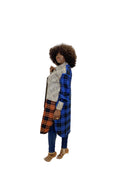 Nadine Women's Multi - fabric plaid jacket - Hylera - HY-S32101M