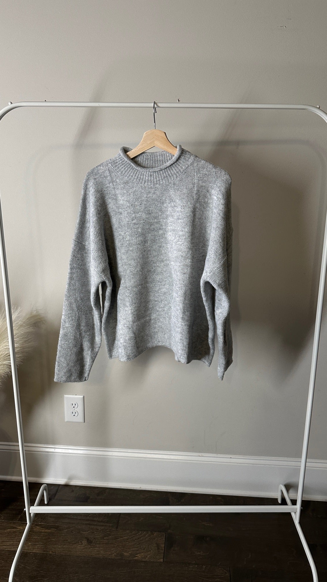 Sandsilk Soft Plain Checkered Sweater - Hylera - HLY7876B-1 - image_size - Sandsilk Plain Checkered Sweater