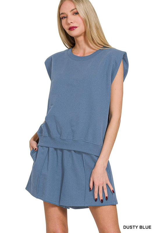 Sporty Sleeveless Set - Hylera -  - image_size - Sporty Sleeveless Set