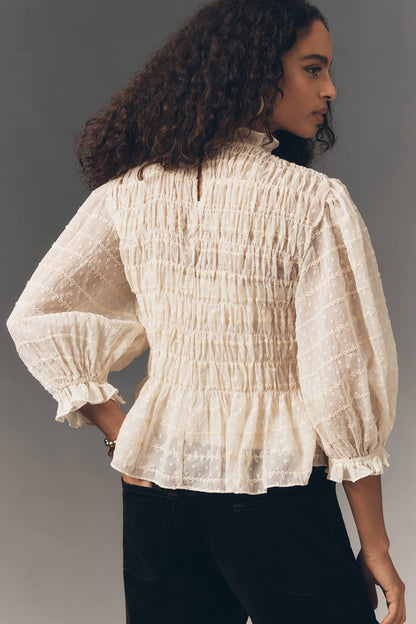Terri Sheer Cutie Blouse - Hylera - HYL3454T1 - image_size - Terri Sheer Cutie Blouse