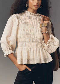 Terri Sheer Cutie Blouse - Hylera - HYL3454T1 - image_size - Terri Sheer Cutie Blouse