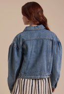 The Belle cute classic cotton blend Denim Jacket - Hylera -  - image_size - The Belle Denim Jacket