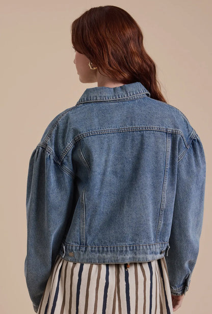 The Belle cute classic cotton blend Denim Jacket - Hylera -  - image_size - The Belle Denim Jacket