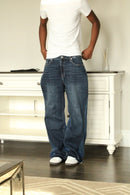 Vancouver Wide - leg denim pants - Hylera - HY-SS3821 - image_size - Vancouver Wide - leg denim pants - Sand+Silk