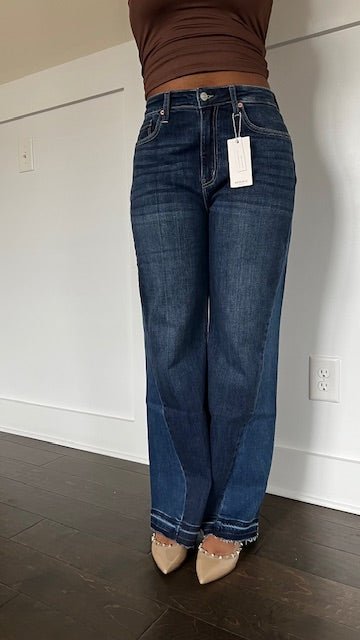 Vancouver Wide - leg denim pants - Hylera - HY-SS3821 - image_size - Vancouver Wide - leg denim pants