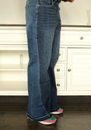 Vancouver Wide - leg denim pants - Hylera - HY-SS3821 - image_size - Vancouver Wide - leg denim pants - Sand+Silk